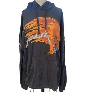 h&m metallica hoodie